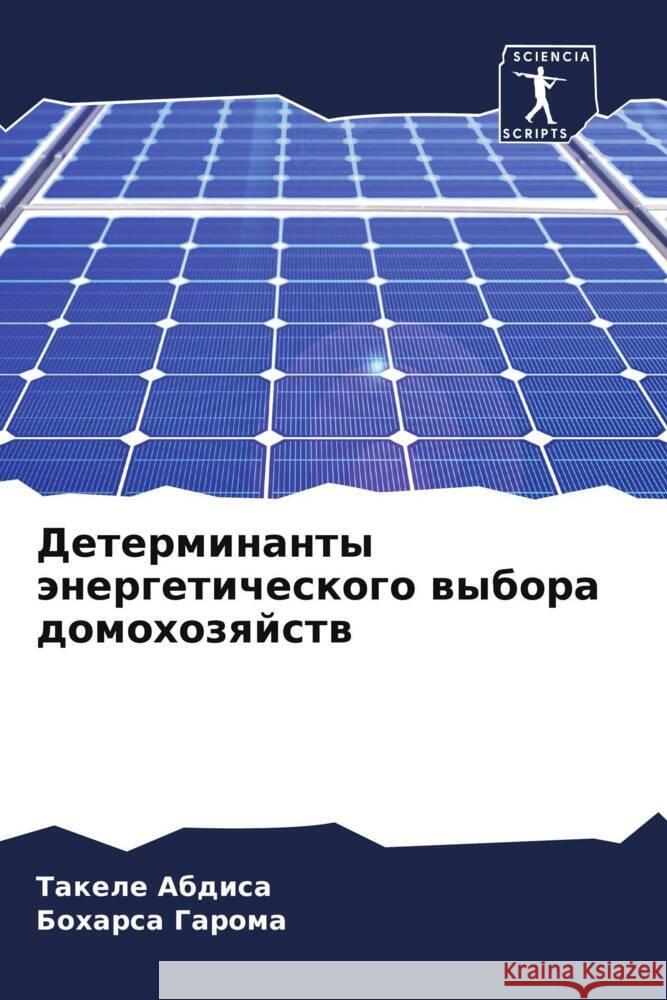 Determinanty änergeticheskogo wybora domohozqjstw Abdisa, Takele, Garoma, Boharsa 9786204881485 Sciencia Scripts - książka
