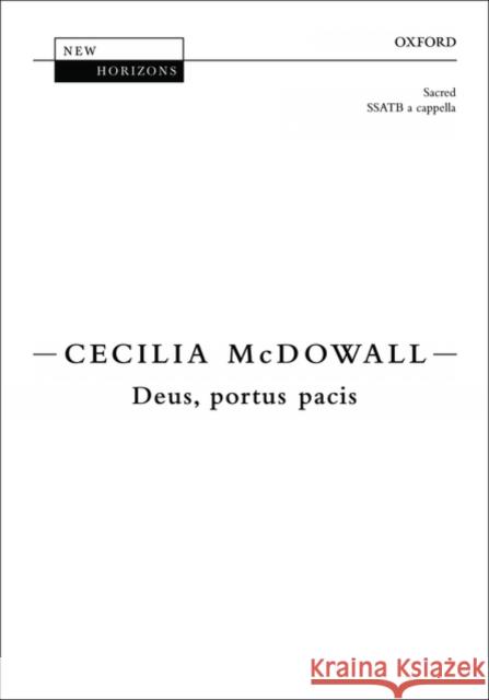 Deus, portus pacis  9780193368347 Oxford University Press - książka