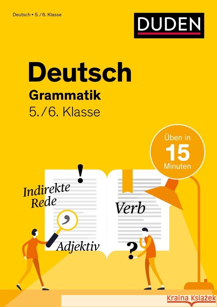 Deutsch üben in 15 Minuten - Grammatik 5./6. Klasse Speiser, Anna 9783411720149 Duden - książka