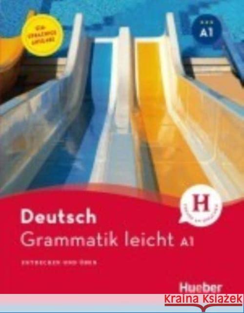 Deutsch Grammatik leicht A1 : Entdecken und üben / Einsprachige Ausgabe Brüseke, Rolf 9783190517213 Hueber - książka