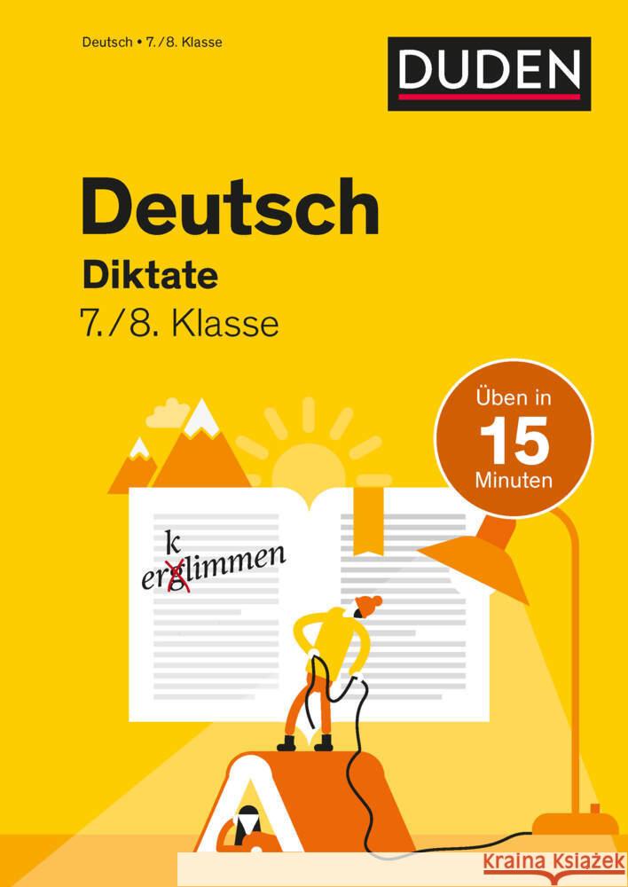 Deutsch in 15 Minuten - Diktate 7./8. Klasse Speiser, Anna 9783411770762 Duden - książka