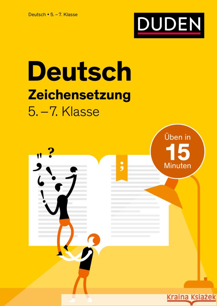 Deutsch in 15 Minuten - Zeichensetzung 5.-7. Klasse Clausen, Marion 9783411770076 Duden - książka