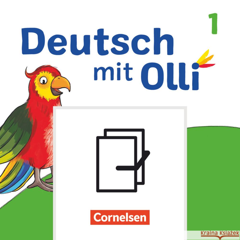 Deutsch mit Olli - Erstlesen - Ausgabe 2021 - 1. Schuljahr Arbeitshefte Start und Leicht / Basis in Druckschrift - Im Paket, mit BOOKii-Funktion  9783060849802 Cornelsen Verlag - książka