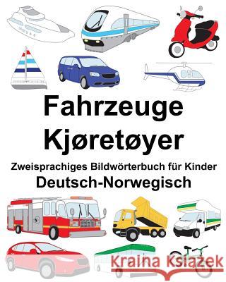 Deutsch-Norwegisch Fahrzeuge/Kjøretøyer Zweisprachiges Bildwörterbuch für Kinder Carlson, Suzanne 9781720439523 Createspace Independent Publishing Platform - książka