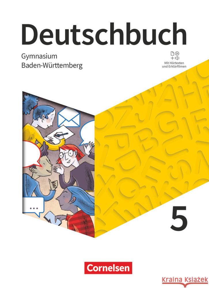 Deutschbuch Gymnasium - Baden-Württemberg - Ausgabe 2025 - 5. Schuljahr Eichenberg, Christine, Oldeweme, Christoph, Pabelick, Norbert 9783060622764 Cornelsen Verlag - książka