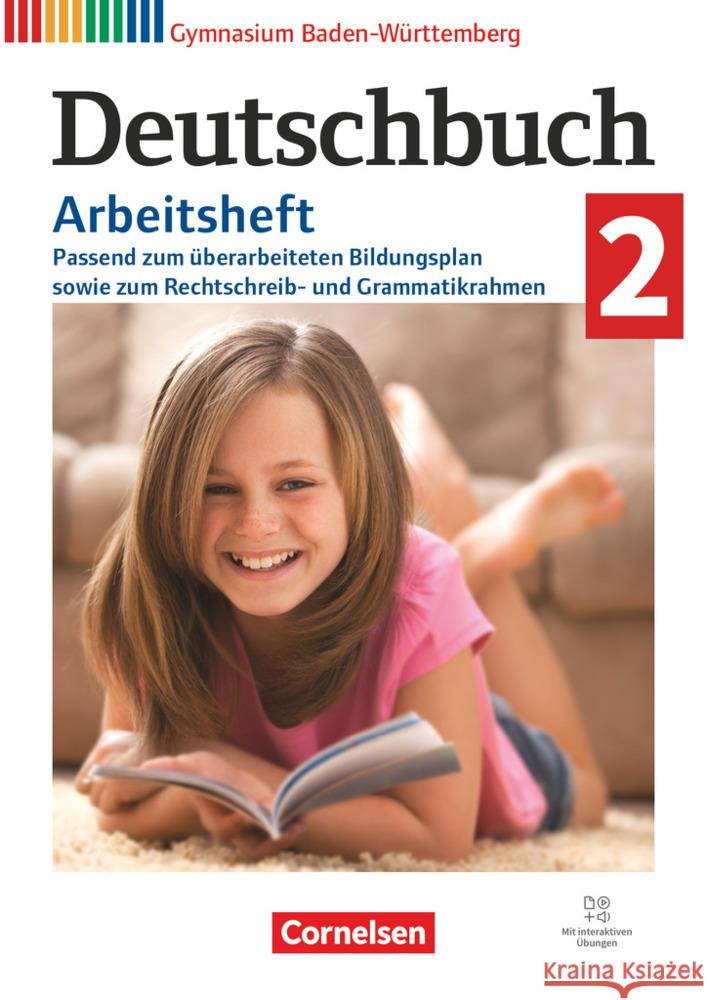 Deutschbuch Gymnasium - Baden-Württemberg - Bildungsplan 2016 - Band 2: 6. Schuljahr Fischer, Christoph, Schick, Irmgard, Simberger, Sandra 9783464617915 Cornelsen Verlag - książka