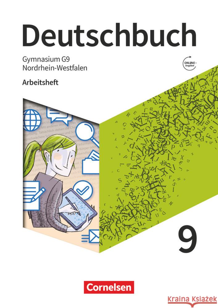 Deutschbuch Gymnasium - Nordrhein-Westfalen - Neue Ausgabe - 9. Schuljahr Fischer, Christoph, Mielke, Angela, Mohr, Deborah 9783062052972 Cornelsen Verlag - książka