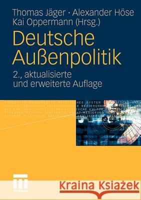 Deutsche Außenpolitik Jäger, Thomas 9783531178943 VS Verlag - książka