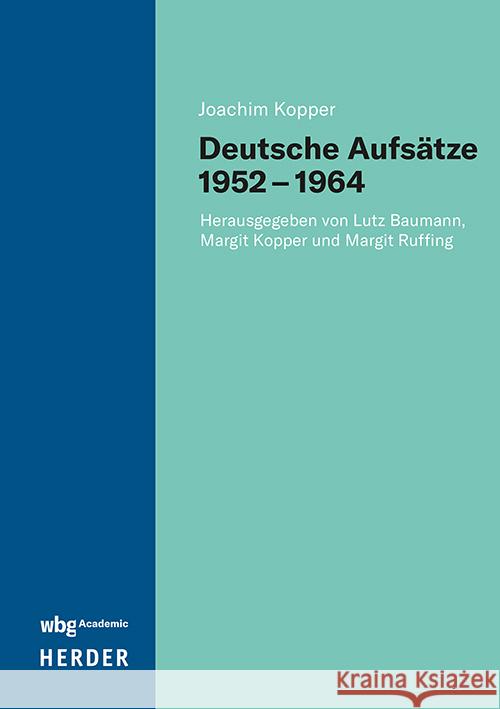 Deutsche Aufsätze 1952-1964 Kopper, Joachim 9783534643394 WBG Academic - książka