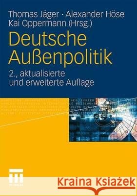 Deutsche Außenpolitik Jäger, Thomas 9783531178936 Vs Verlag Fur Sozialwissenschaften - książka