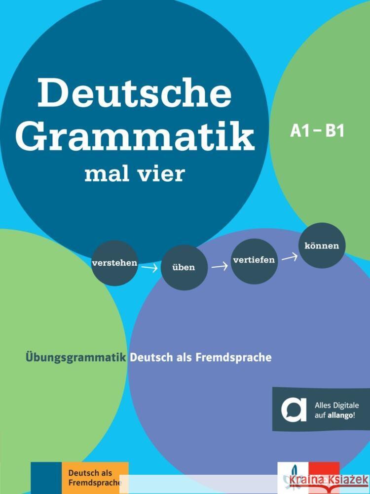 Deutsche Grammatik mal vier Hohmann , Sandra, Rohrmann, Lutz 9783126742023 Klett Sprachen GmbH - książka