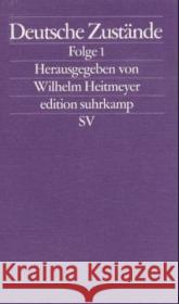 Deutsche Zustände. Folge.1  9783518122907 Suhrkamp - książka