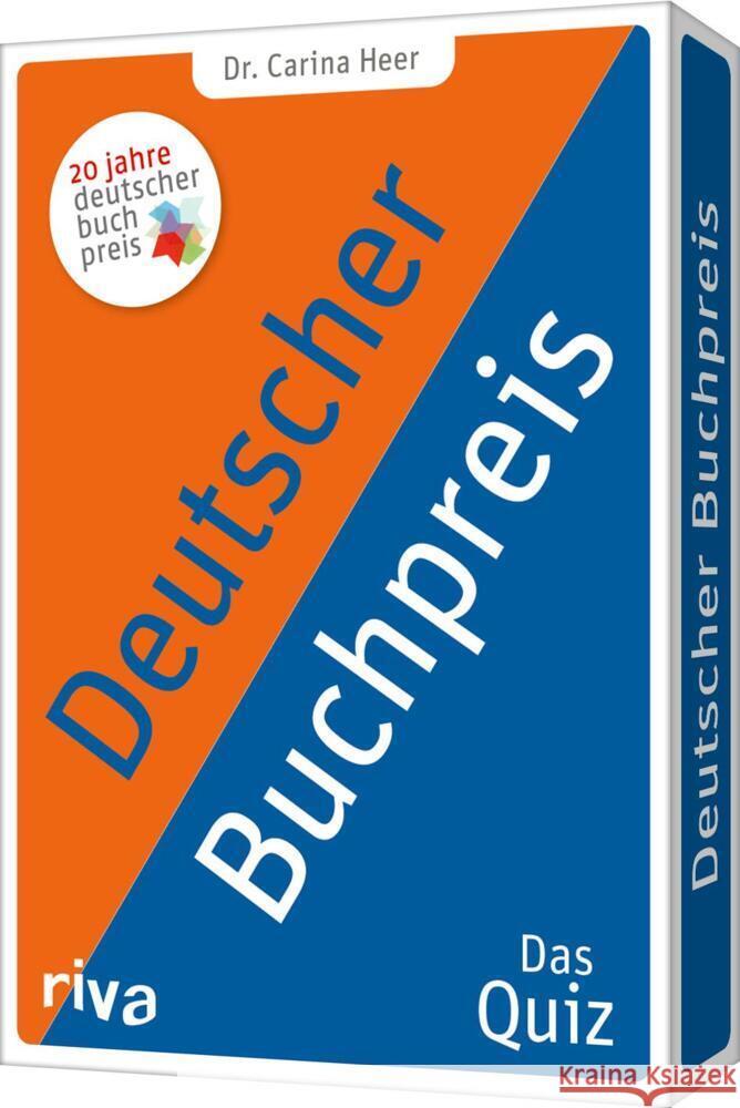 Deutscher Buchpreis - Das Quiz Heer, Dr. Carina 9783742327048 Riva - książka