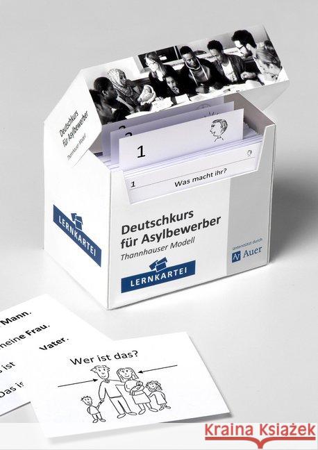 Deutschkurs für Asylbewerber - Lernkartei : Thannhauser Modell (Alle Klassenstufen). Lernbox zum Selberbauen  9783403079071 Auer Verlag in der AAP Lehrerfachverlage GmbH - książka