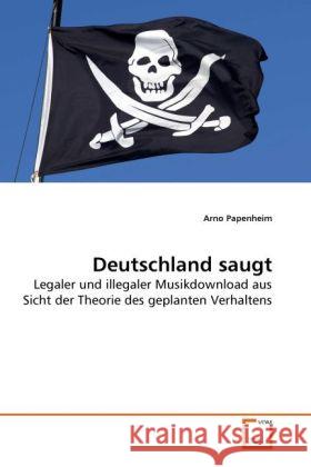 Deutschland saugt : Legaler und illegaler Musikdownload aus Sicht der Theorie des geplanten Verhaltens Papenheim, Arno 9783639276404 VDM Verlag Dr. Müller - książka