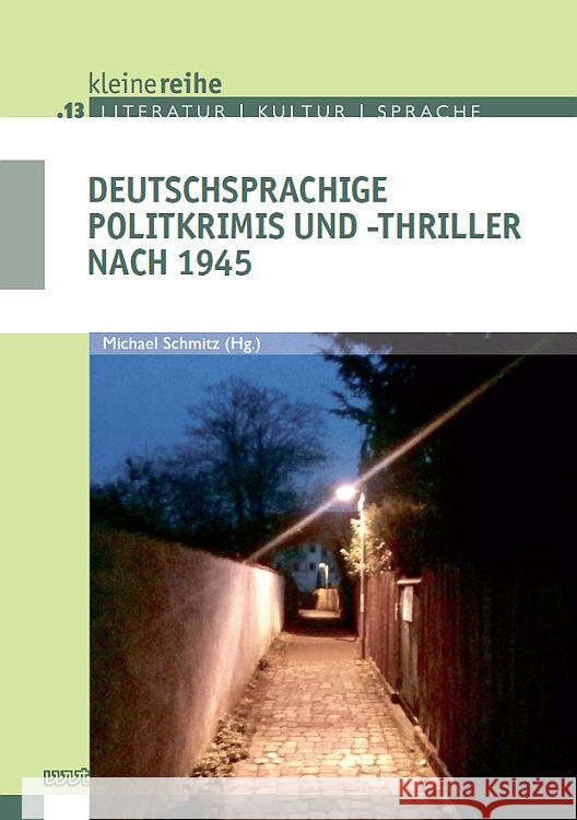 Deutschsprachige Politkrimis und -thriller nach 1945  9783989400061 WVT Wissenschaftlicher Verlag Trier - książka