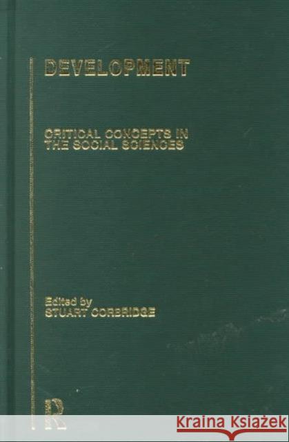 Development Stuart Corbridge 9780415205412 Routledge - książka