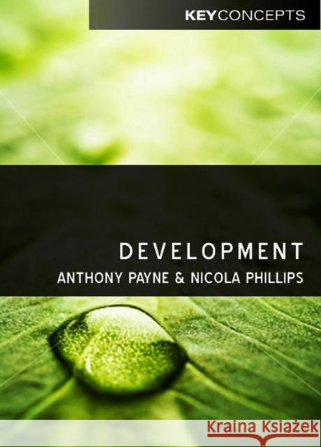 Development Anthony Payne 9780745630687  - książka