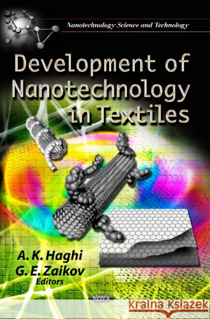 Development of Nanotechnology in Textiles A K Haghi, G E Zaikov 9781620810309 Nova Science Publishers Inc - książka