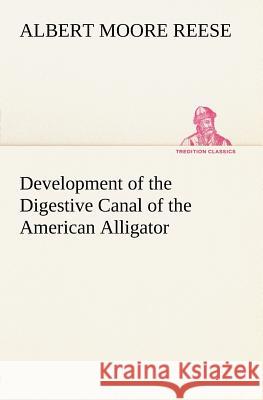 Development of the Digestive Canal of the American Alligator A M (Albert Moore) Reese 9783849184223 Tredition Classics - książka