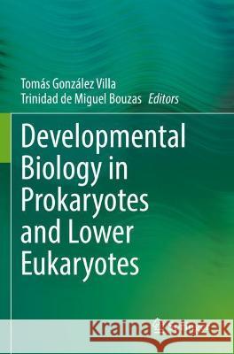 Developmental Biology in Prokaryotes and Lower Eukaryotes  9783030775971 Springer International Publishing - książka