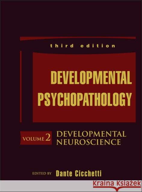 Developmental Psychopathology, Developmental Neuroscience Cicchetti, Dante 9781118120910 John Wiley & Sons Inc - książka