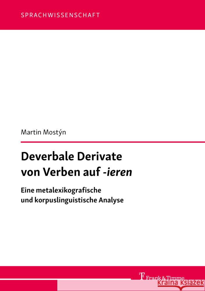 Deverbale Derivate von Verben auf 