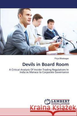 Devils in Board Room Bhatnagar Priya 9783659628740 LAP Lambert Academic Publishing - książka