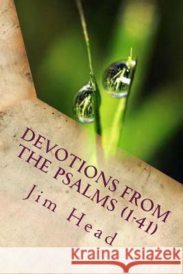 Devotional Thoughts From The Psalms (1-41) Head, Jim 9781500507022 Createspace - książka