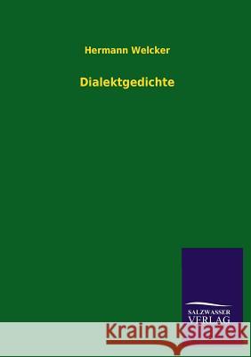 Dialektgedichte Hermann Welcker 9783846026564 Salzwasser-Verlag Gmbh - książka