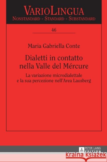 Dialetti in contatto nella Valle del Mércure; La variazione microdialettale e la sua percezione nell'Area Lausberg Radtke, Edgar 9783631646922 Peter Lang Gmbh, Internationaler Verlag Der W - książka