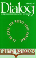 Dialog 11/2025 praca zbiorowa 5902490428348 Instytut Książki - książka
