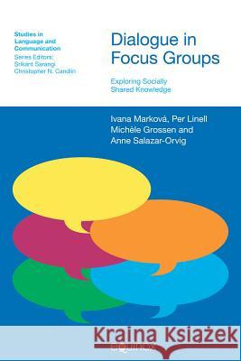 Dialogue in Focus Groups: Exploring Socially Shared Knowledge Markova, Ivana 9781845530501 Equinox Publishing (UK) - książka