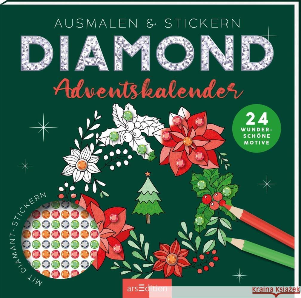 Diamond Adventskalender  4014489136224 ars edition - książka