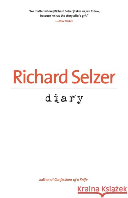 Diary Richard Selzer 9780300191974  - książka