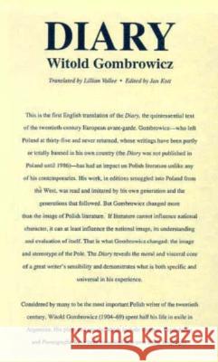 Diary Boxed Set Witold Gombrowicz, Lillian Vallee, Jan Kott 9780810111516 Northwestern University Press - książka