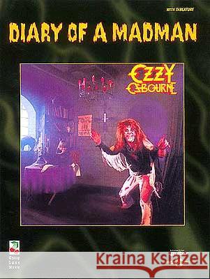 Diary of a Madman Ozzy Osbourne 9781575600130 Cherry Lane Music Company - książka