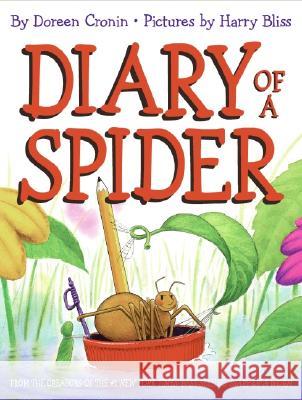 Diary of a Spider Doreen Cronin Harry Bliss 9780060001537 Joanna Cotler Books - książka