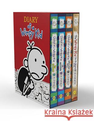 Diary of a Wimpy Kid Box of Books (12-14 Plus Diy) Jeff Kinney 9781419751677 Amulet Books - książka