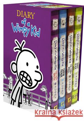 Diary of a Wimpy Kid Box of Books 5-8 Jeff Kinney 9781419715082 Amulet Books - książka