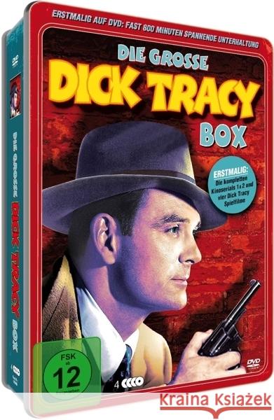 Dick Tracy Metallbox, 4 DVD  4051238087598 Tonpool Medien - książka