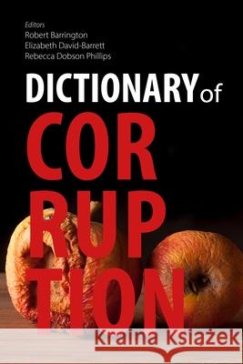 Dictionary of Corruption  9781788216593 Agenda Publishing - książka