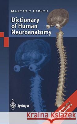 Dictionary of Human Neuroanatomy Martin C. Hirsch 9783540665236 Springer - książka