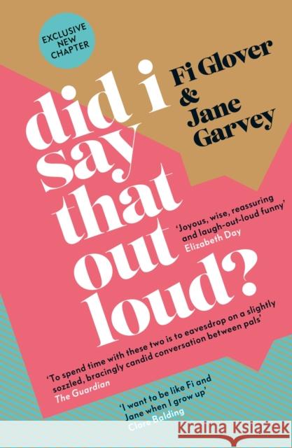 Did I Say That Out Loud?: Notes on the Chuff of Life Jane Garvey 9781398705685 Orion Publishing Co - książka