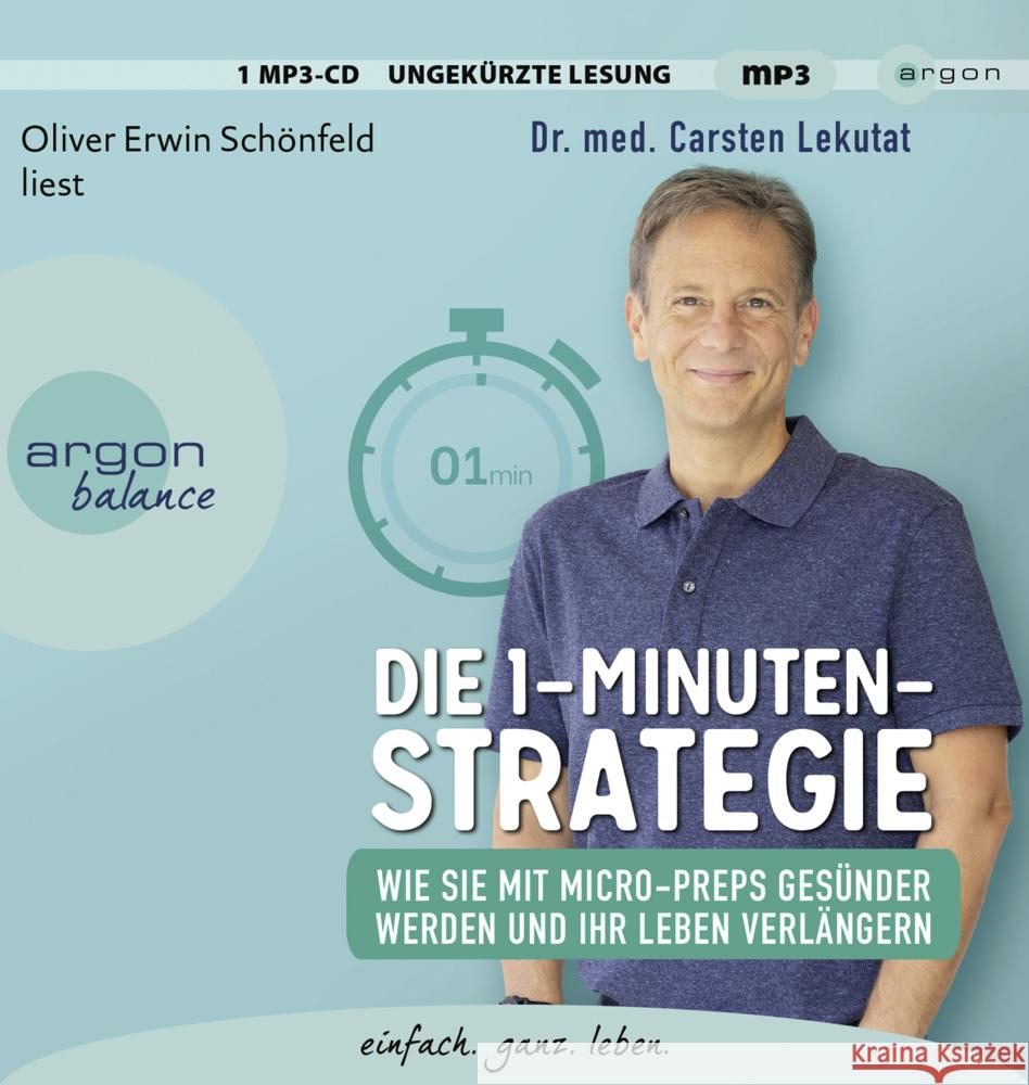 Die 1-Minuten-Strategie, 1 Audio-CD, 1 MP3 Lekutat, Carsten 9783839882535 Argon Verlag - książka