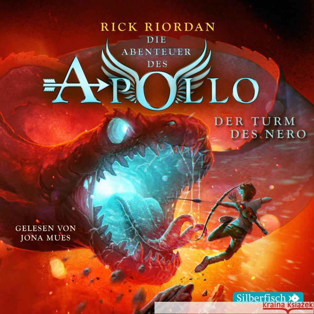 Die Abenteuer des Apollo 5: Der Turm des Nero, 6 Audio-CD Riordan, Rick 9783745602708 Silberfisch - książka