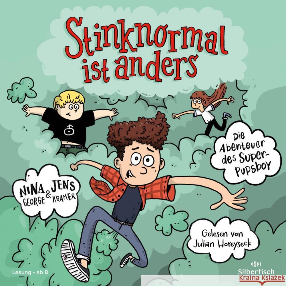 Die Abenteuer des Super-Pupsboy 1: Stinknormal ist anders, 2 Audio-CD George, Nina, Kramer, Jens 9783745603378 Silberfisch - książka