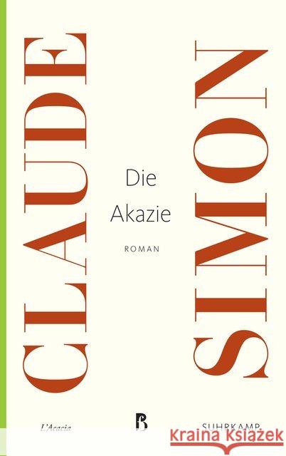 Die Akazie Simon, Claude 9783518469002 Suhrkamp - książka