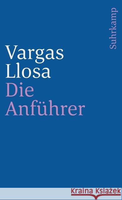 Die Anführer : Erzählungen Vargas Llosa, Mario 9783518389485 Suhrkamp - książka