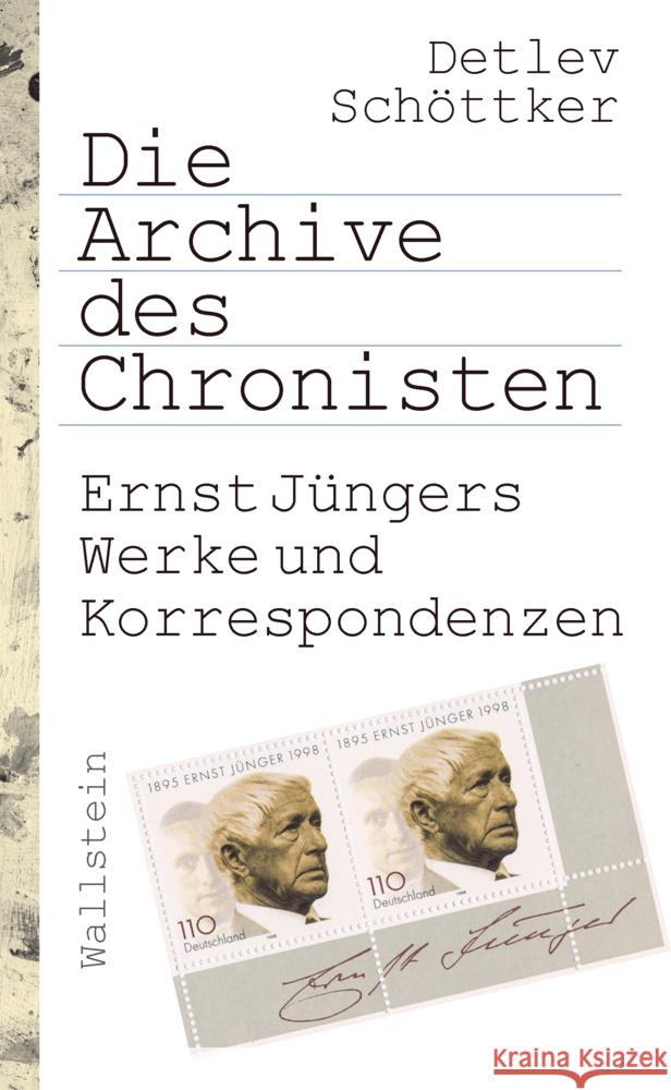 Die Archive des Chronisten Schöttker, Detlev 9783835358713 Wallstein - książka